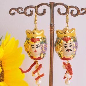 Orecchini siciliani Teste di Moro