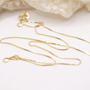 Base collana catena veneziana in argento 925