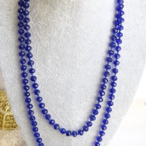 Collana Charleston con Cristalli Blu Oltremare
