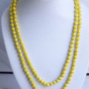 Collana Charleston con Cristalli Giallo