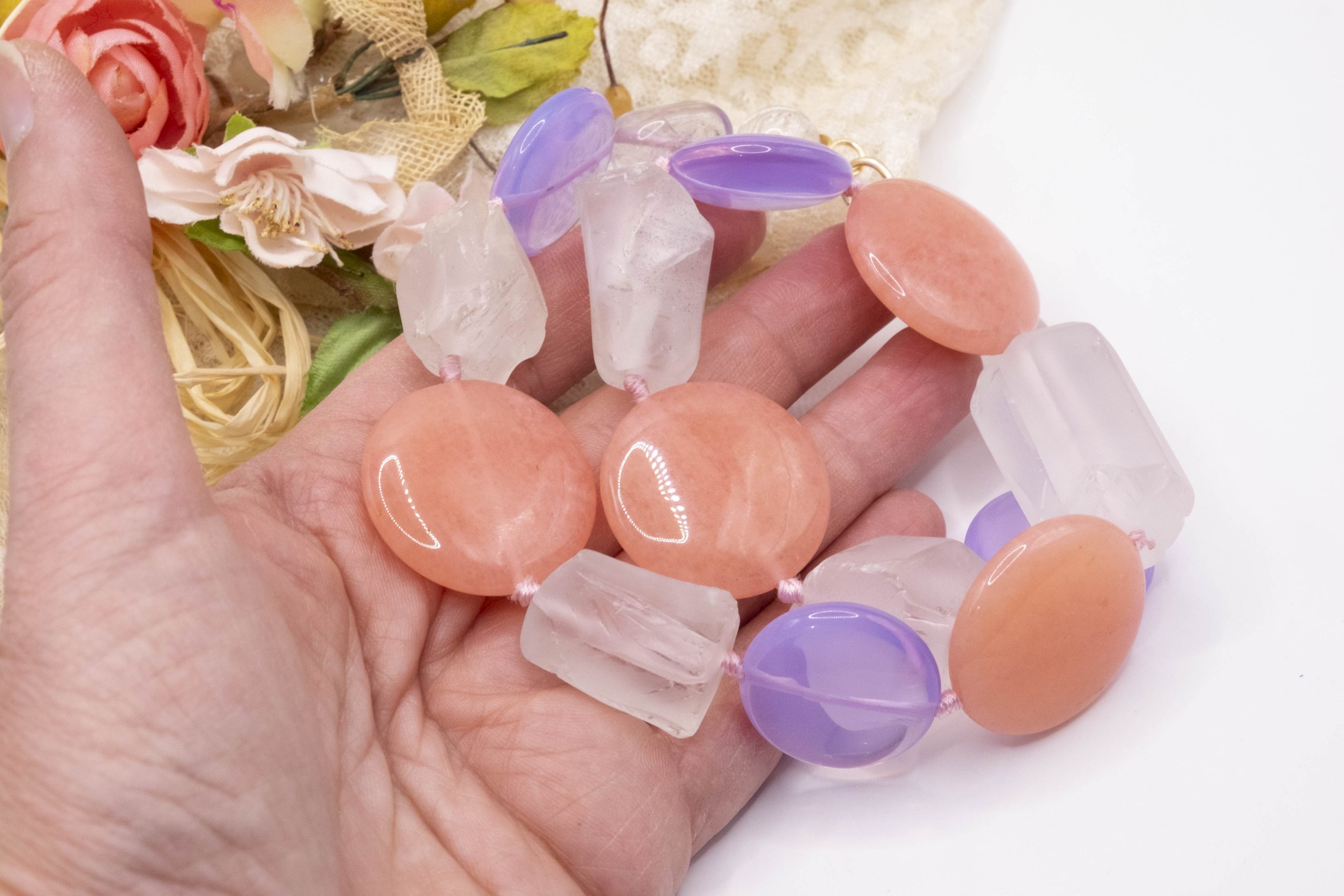 JADE ROCK CRYSTAL NECKLACE 2 VARIANTS (2)