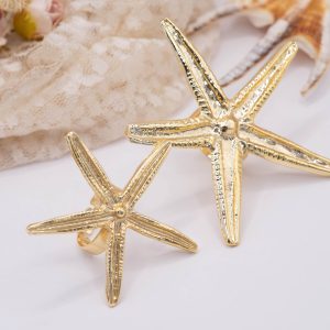 Anello Maxi e Medium Stella Marina Ottone