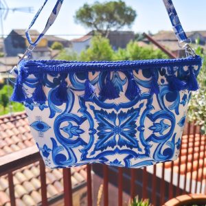 Mini Borsa Artigianale Maioliche Panarea Frangina Tessuto