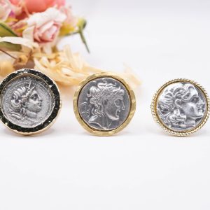 Anello Moneta Anticata Ottone 3 Varianti
