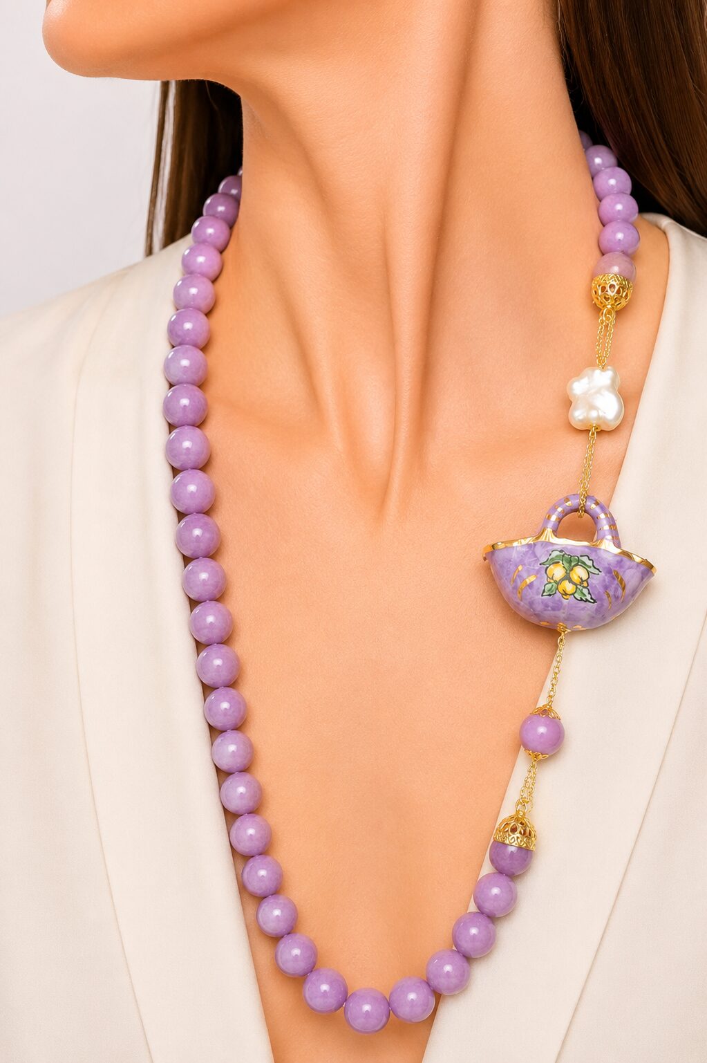 COLLANA-KUNZITE-PERLA-COFFA-ARTIGIANALE-SICILIANA-1-scaled