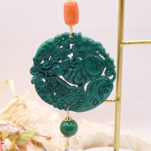 Ciondolo Pendente TONI DEL VERDE 9 Varianti Mandala Pietre Naturali