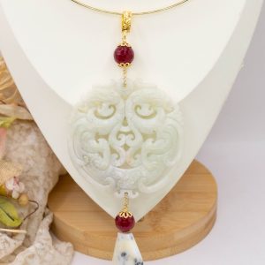 Ciondolo Pendente TONI DEL BIANCO 4 Varianti Mandala Pietre Naturali