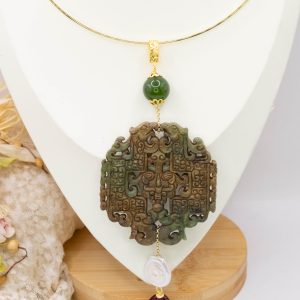 Ciondolo Pendente I COLORI DEL VARIEGATO 2 Varianti Mandala Pietre Naturali