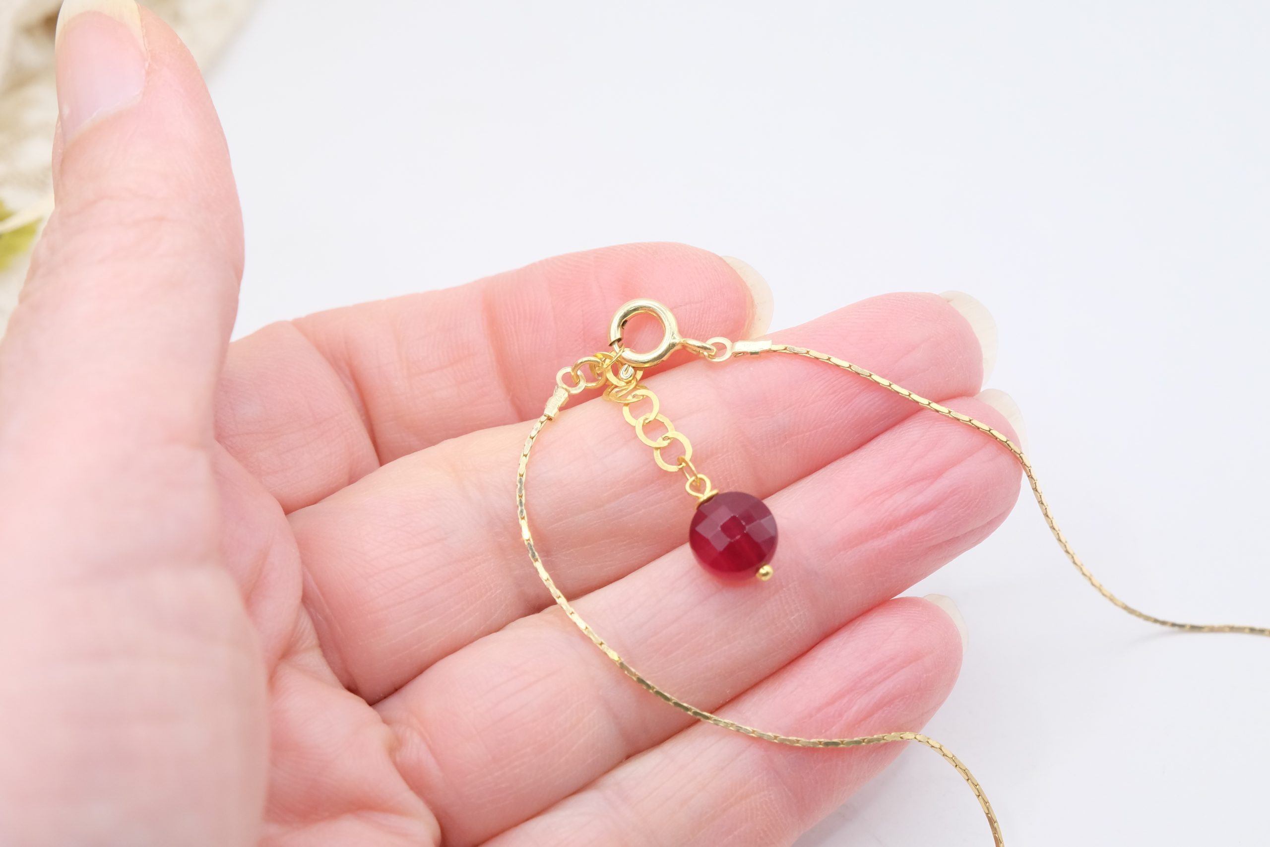 COLLANA A SCORRIMENTO AGATA BOTSWANA GIADA BORGOGNA ARGENTO 925 DORATO 1 (3)