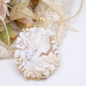 Ciondolo Cammeo Genuino Top Quality Argento 925 3 Varianti