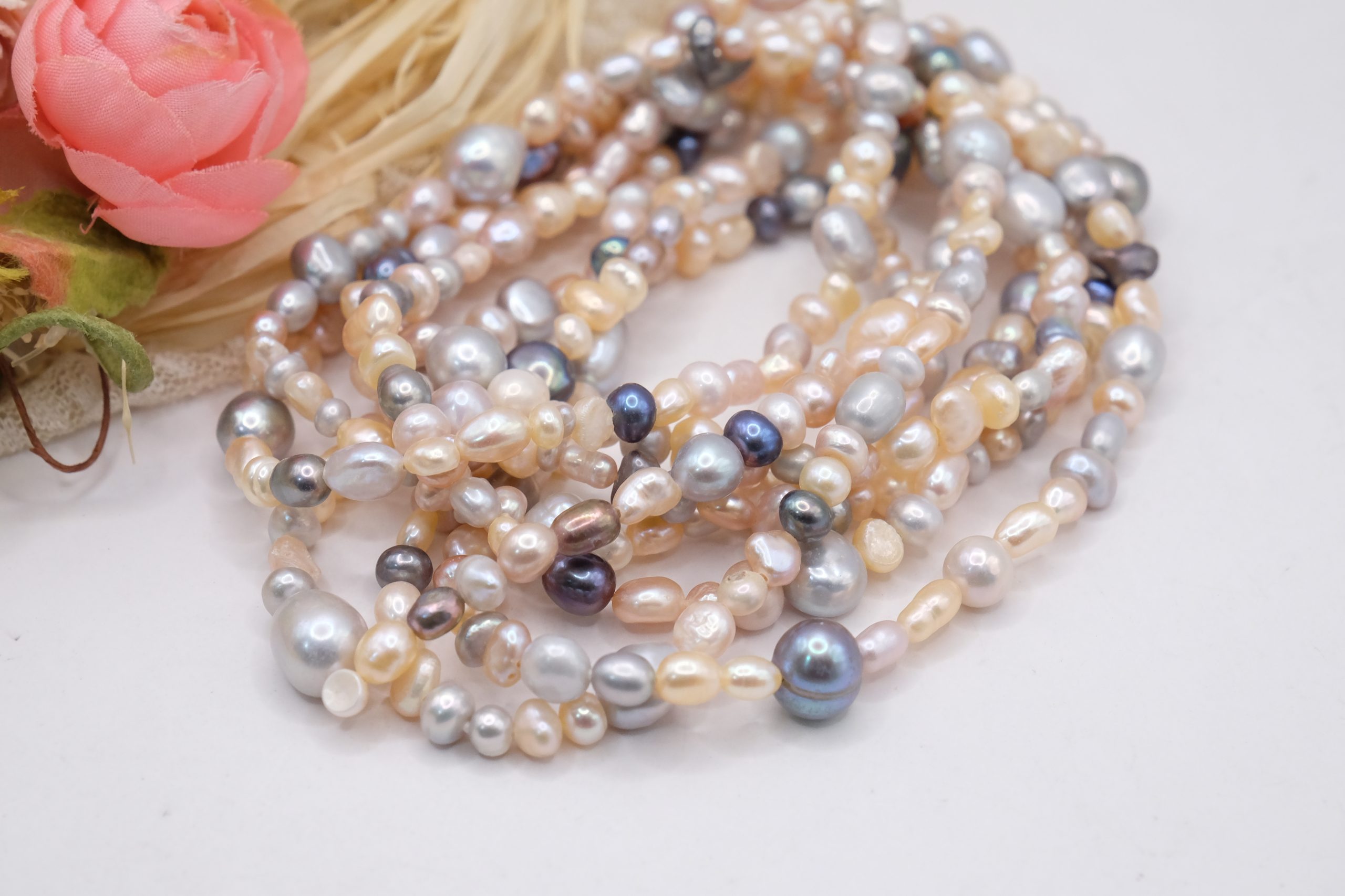 COLLANA CHANEL PERLE NATURALI CHARLESTON VARI COLORI (1)