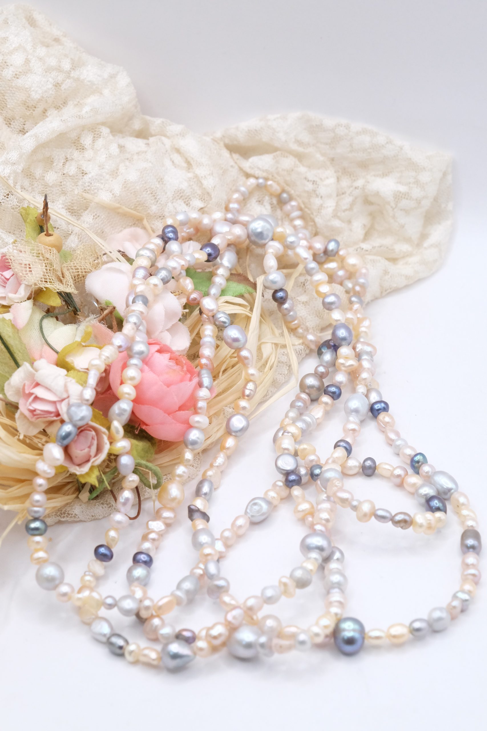 COLLANA CHANEL PERLE NATURALI CHARLESTON VARI COLORI (3)