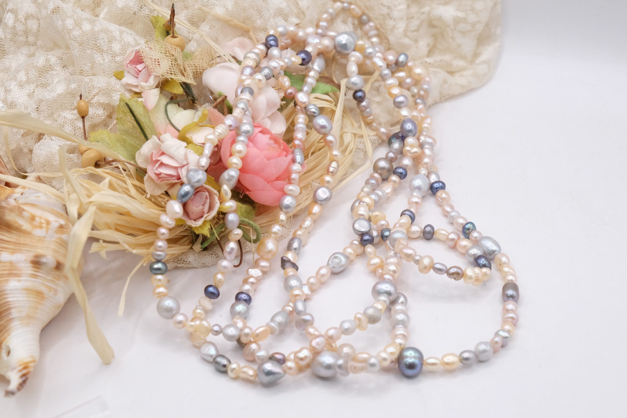 COLLANA CHANEL PERLE NATURALI CHARLESTON VARI COLORI (4)