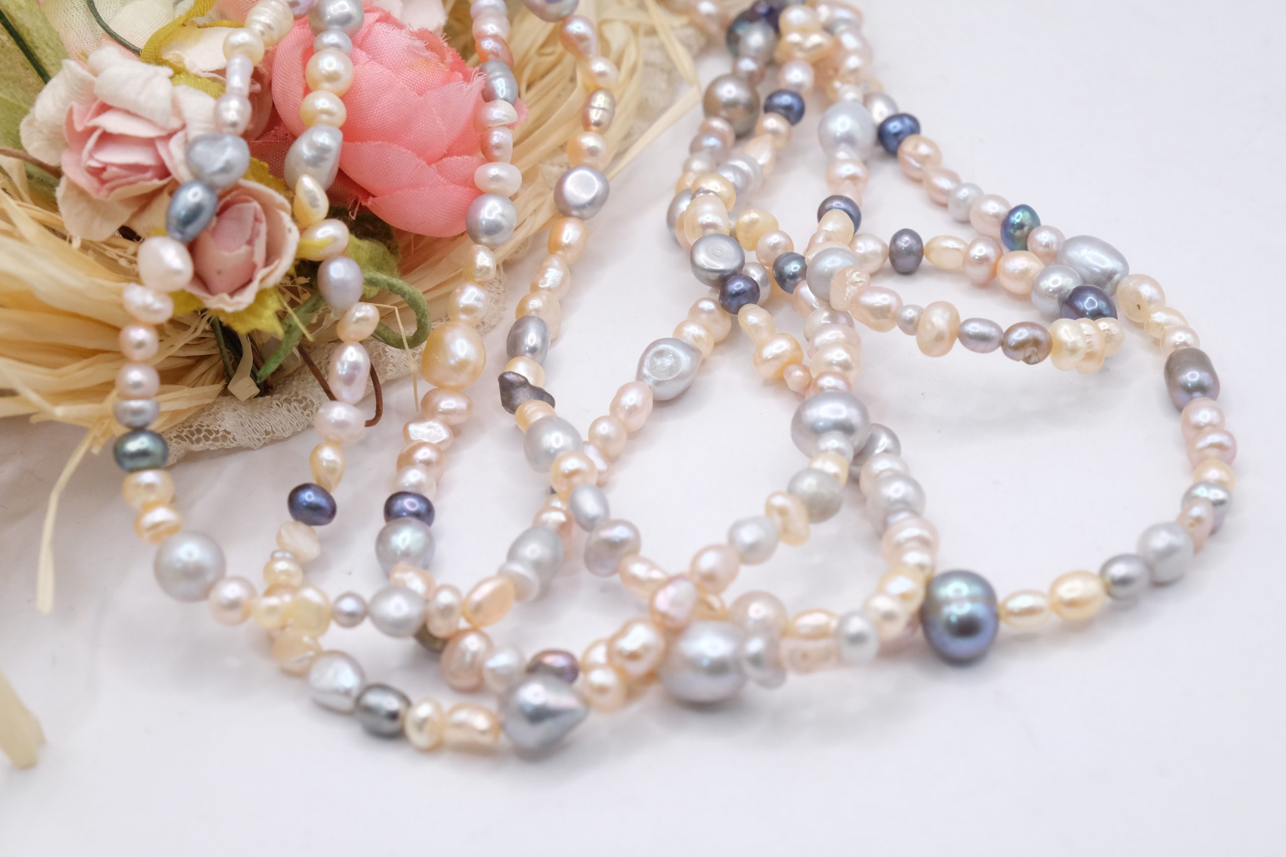 COLLANA CHANEL PERLE NATURALI CHARLESTON VARI COLORI (5)