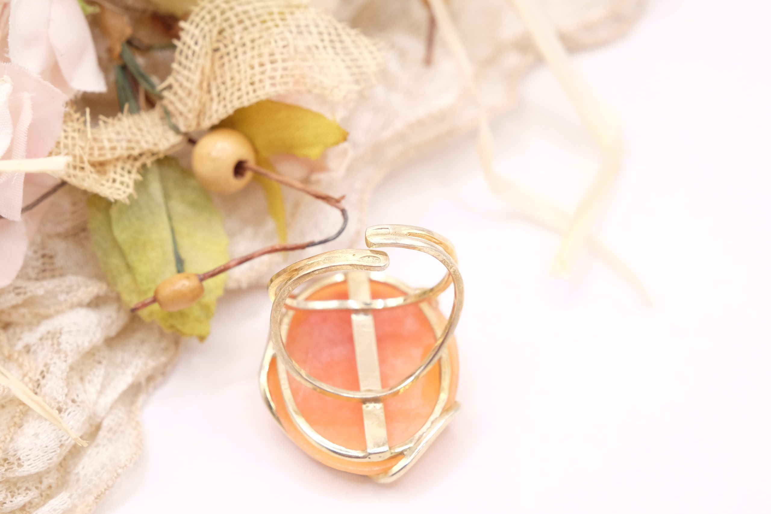 ANELLO ARTIGIANALE CAMMEO DI TORRE DEL GRECO ARGENTO PLACCATO ORO (4)