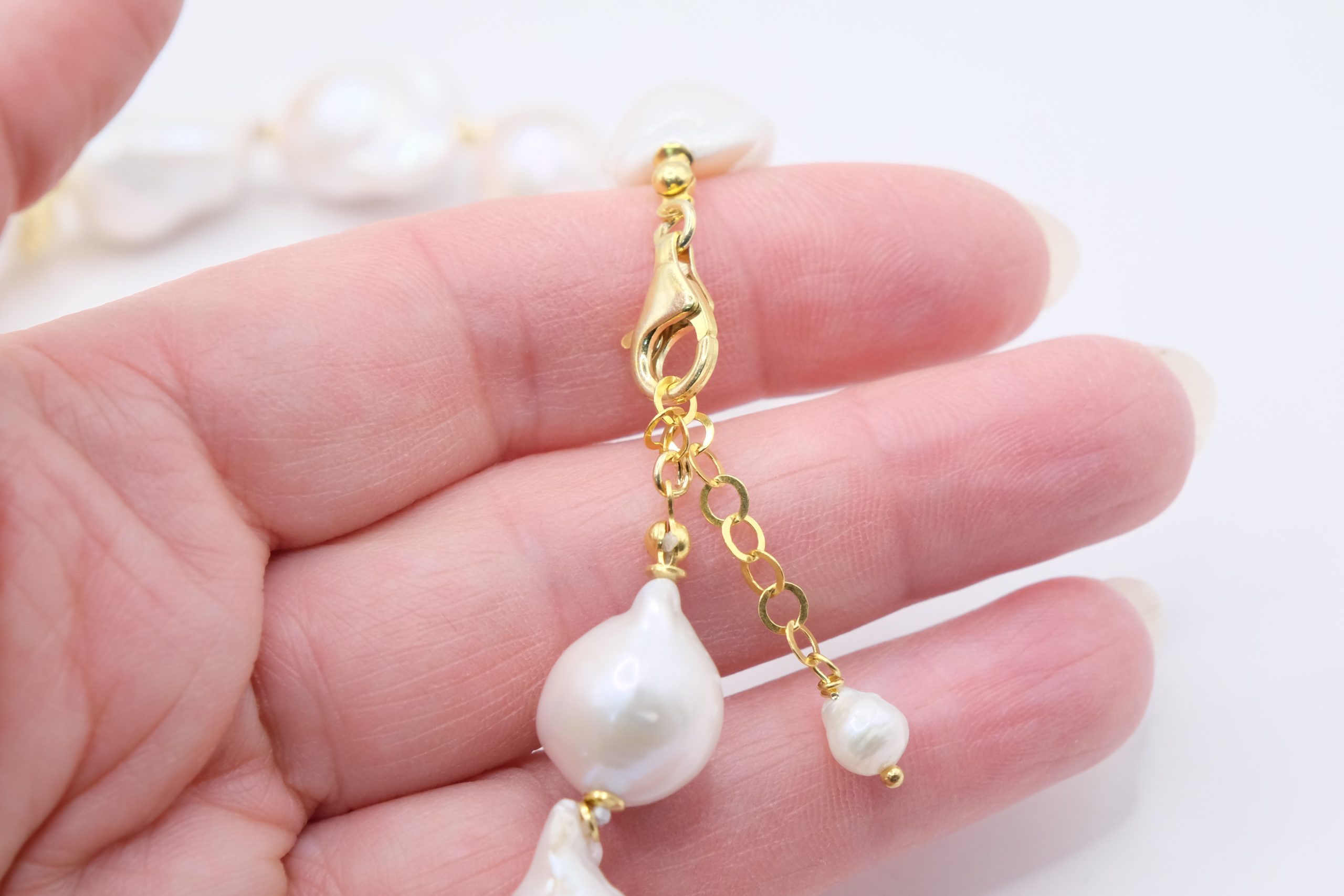 COLLANA MULTIFILO ARTIGIANALE PERLE AMBRA ARGENTO 925 PLACCATO ORO (1)