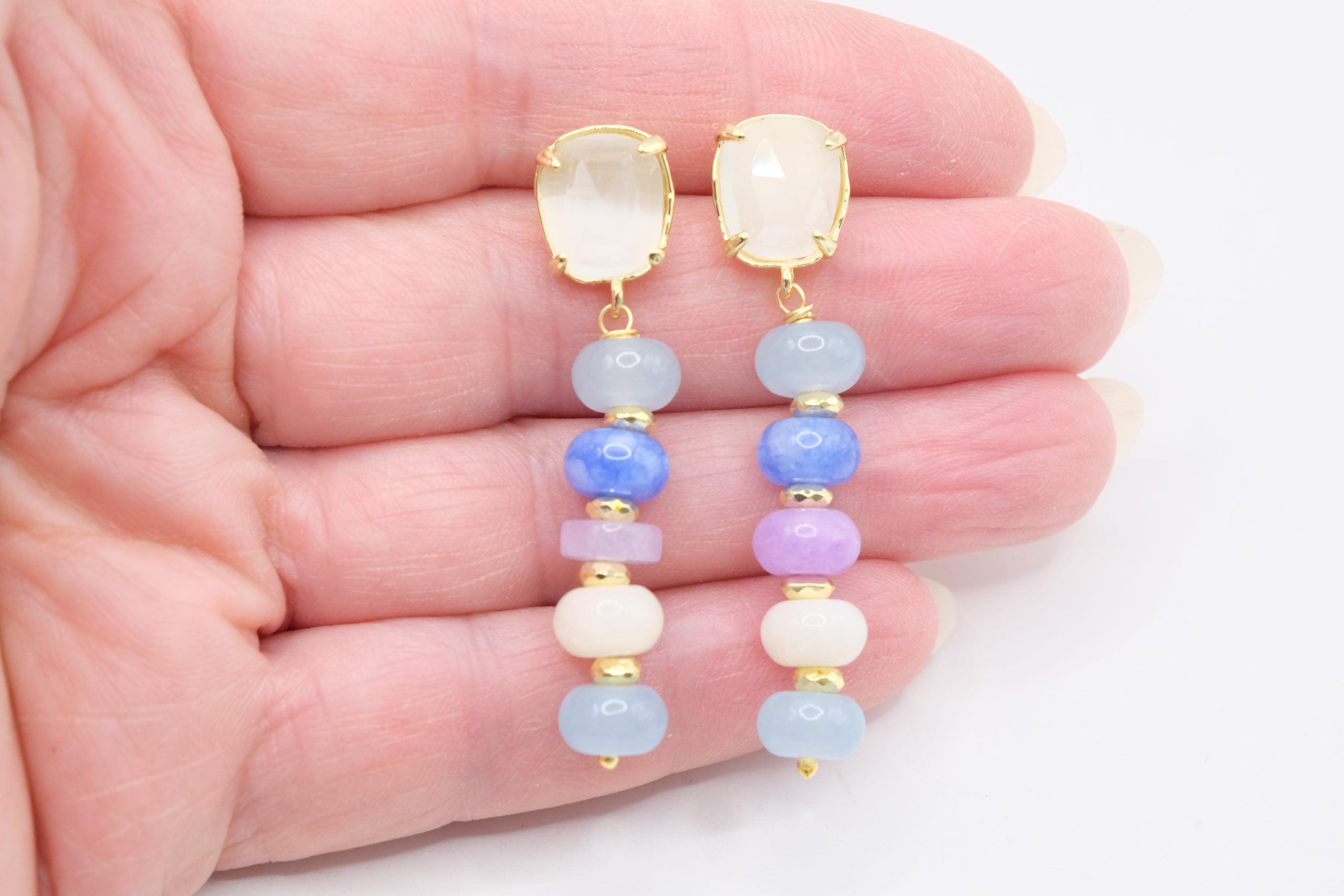 HANDCRAFTED JADE WASHER EARRINGS (1)