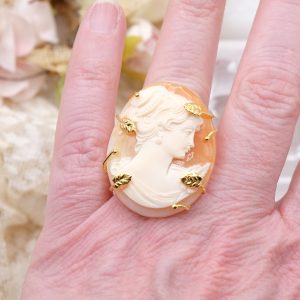 Anello Cammeo di Torre del Greco Top Quality Argento 925 B