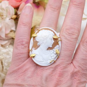 Anello Cammeo di Torre del Greco Top Quality Argento 925 C