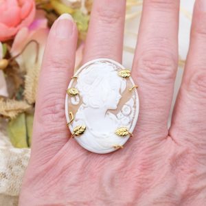 Anello Cammeo di Torre del Greco Top Quality Argento 925 E