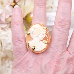 Anello Cammeo di Torre del Greco Top Quality Argento 925 F