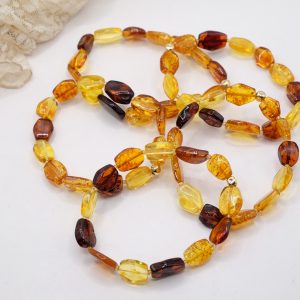 Bracciale Elasticizzato Ambra del Baltico 3 Misure