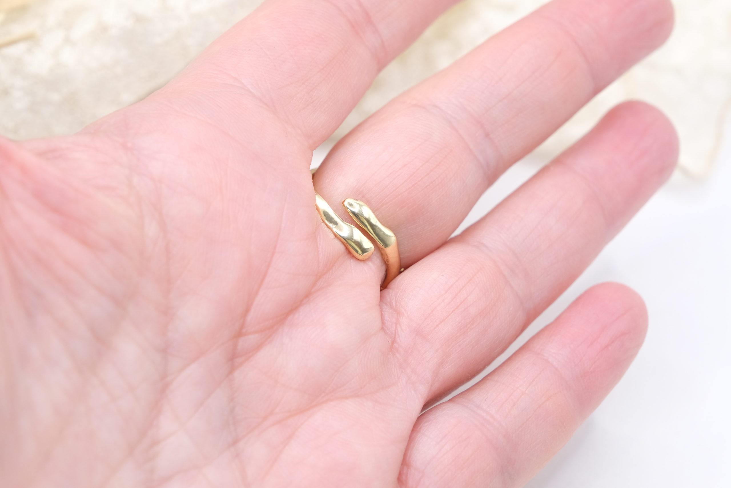 ANELLO CRISTALLO DI ROCCA AZZURRO ACQUAMARINA OTTONE (4)