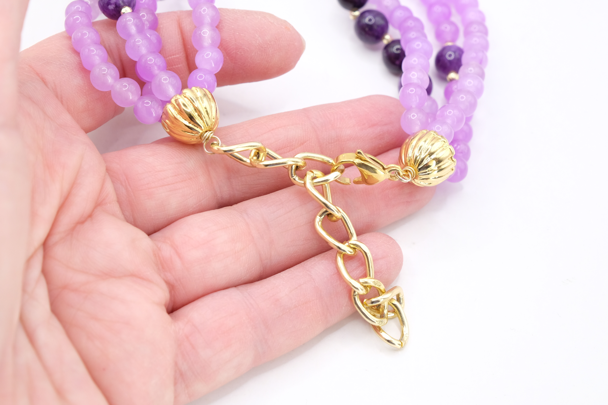 COLLANA AMETISTA GIADA LAVANDA CAMMEO TORRE DEL GRECO ARTIGIANALE SARDONICO (5)