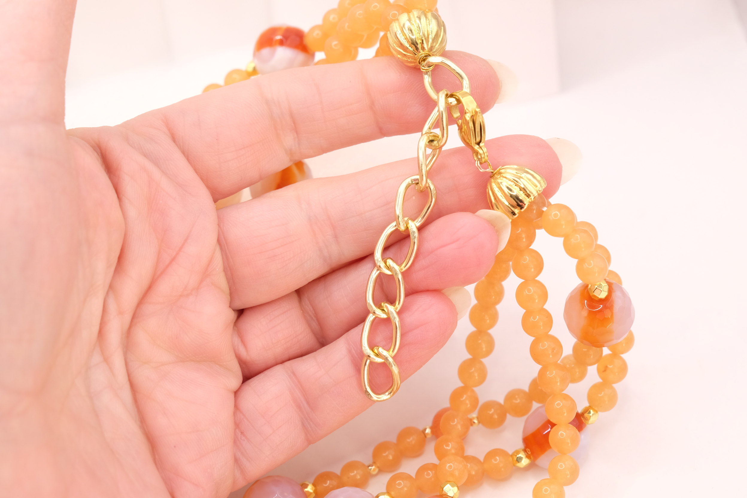 COLLANA ARTIGIANALE CORNIOLA CAMMEO DI TORRE DEL GRECO (6)