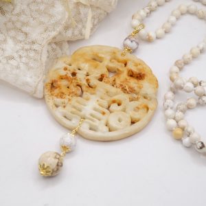 Collana Charleston Chanel Mandala Giada Burro Magnesite
