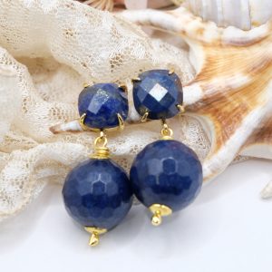 Orecchini Lapis a Lobo Pendenti