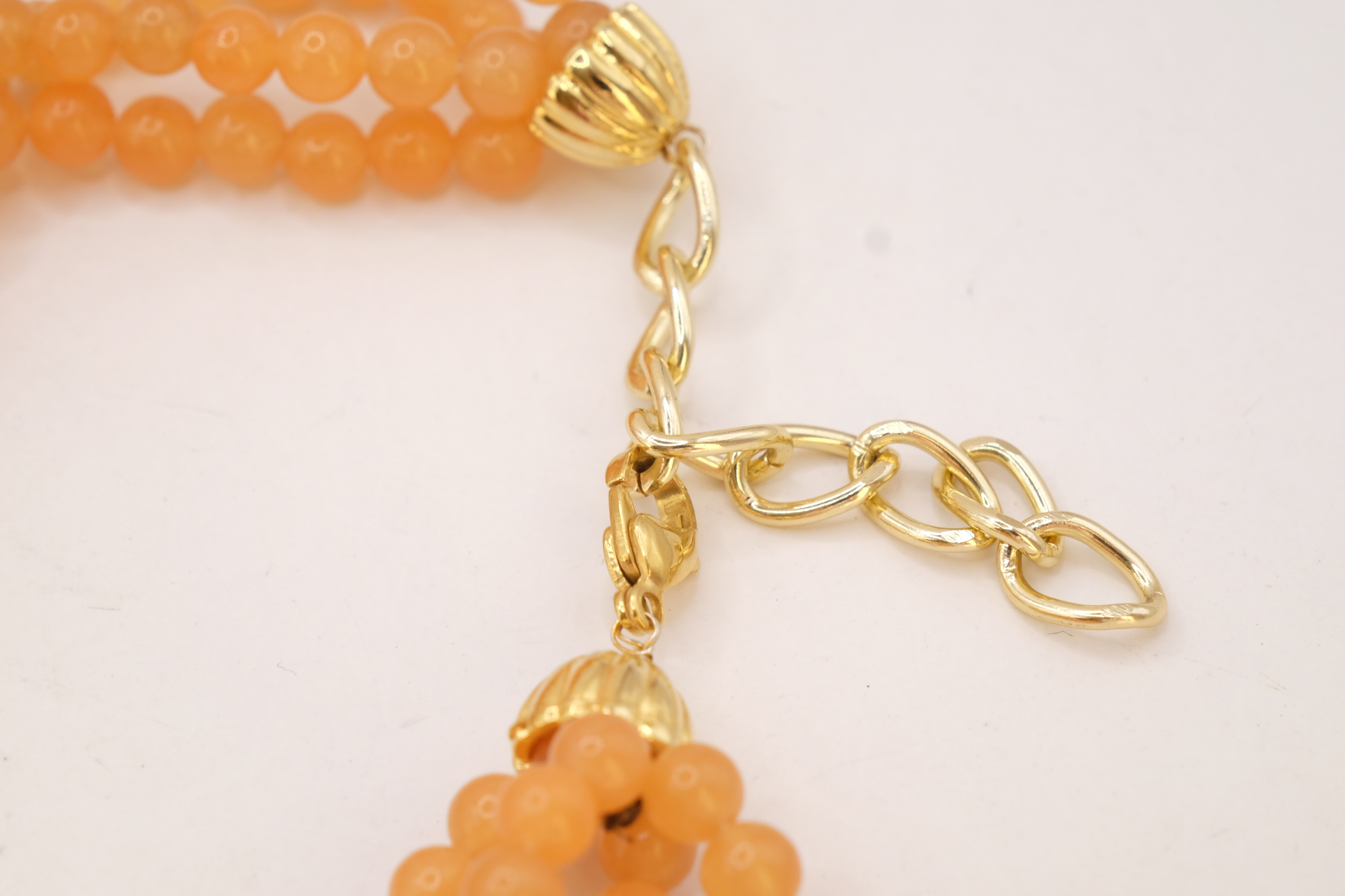 COLLANA ARTIGIANALE AGATA CORNIOLA CAMMEO TORRE DEL GRECO MULTIFILO (5)