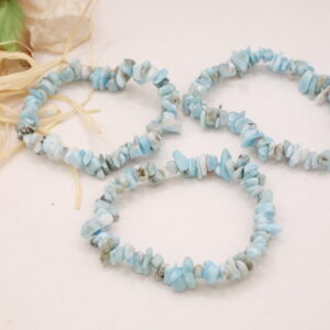 Bracciale Elasticizzato Prezioso Larimar 16/17 cm