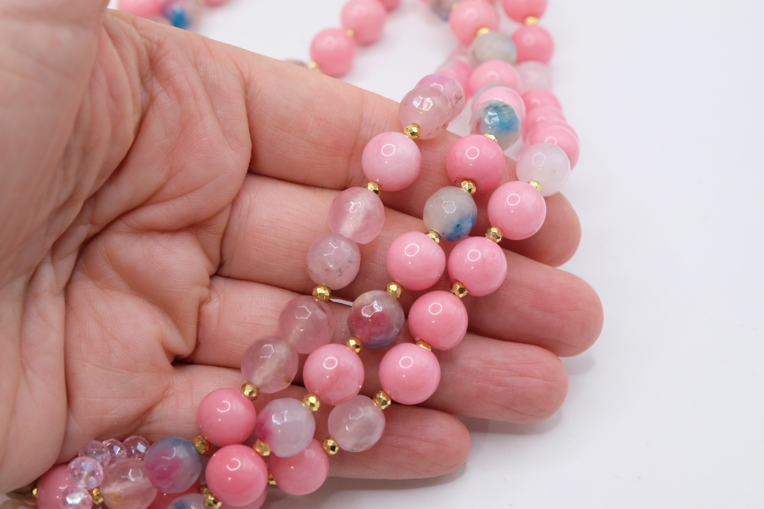 COLLANA ARTIGIANALE AGATA FLOREALE CAMMEO DI TORRE DEL GRECO (1)
