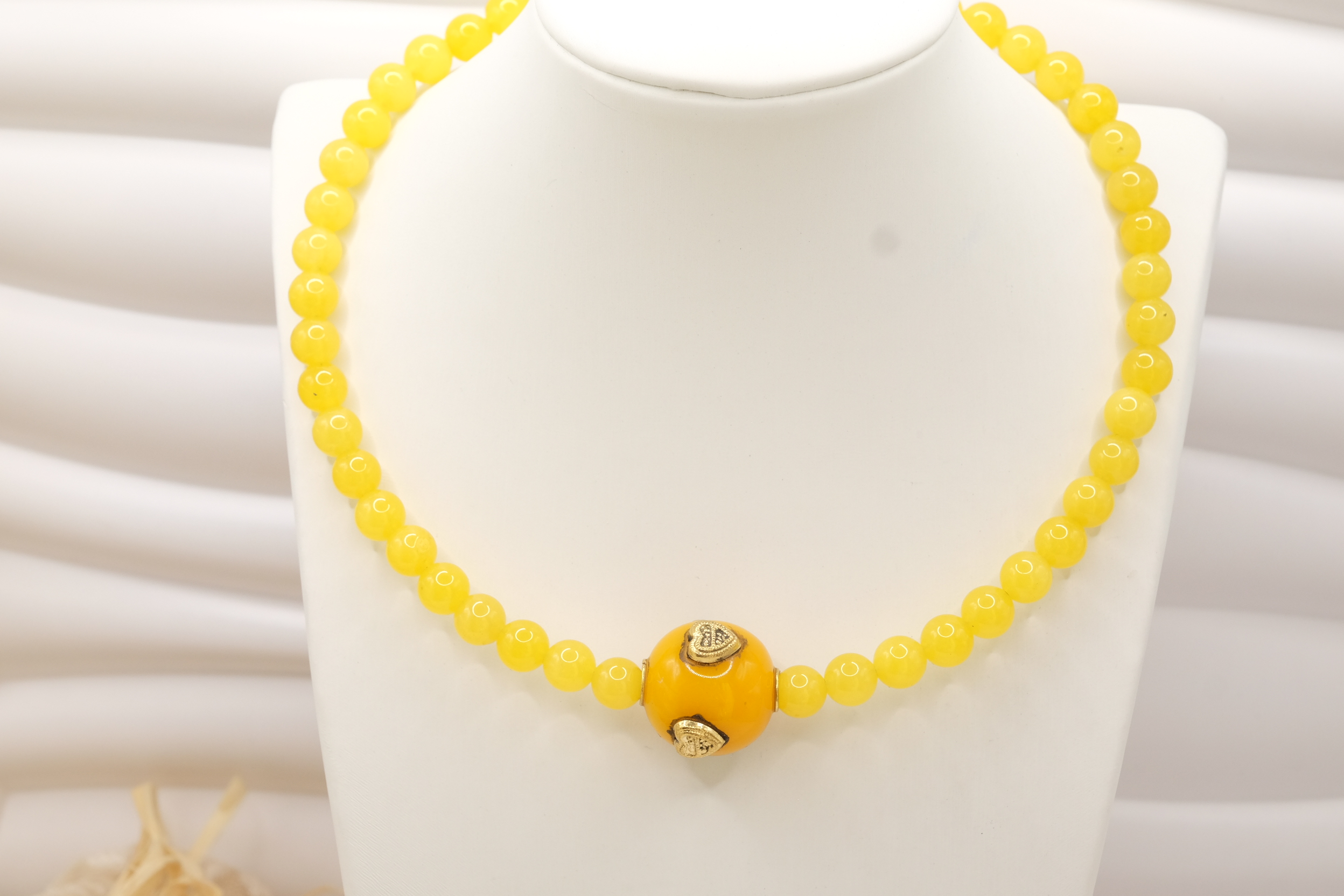 COLLANA ARTIGIANALE COLLARINO STRETTO ELEMENTO NEPALESE PIETRE NATURALI (15)