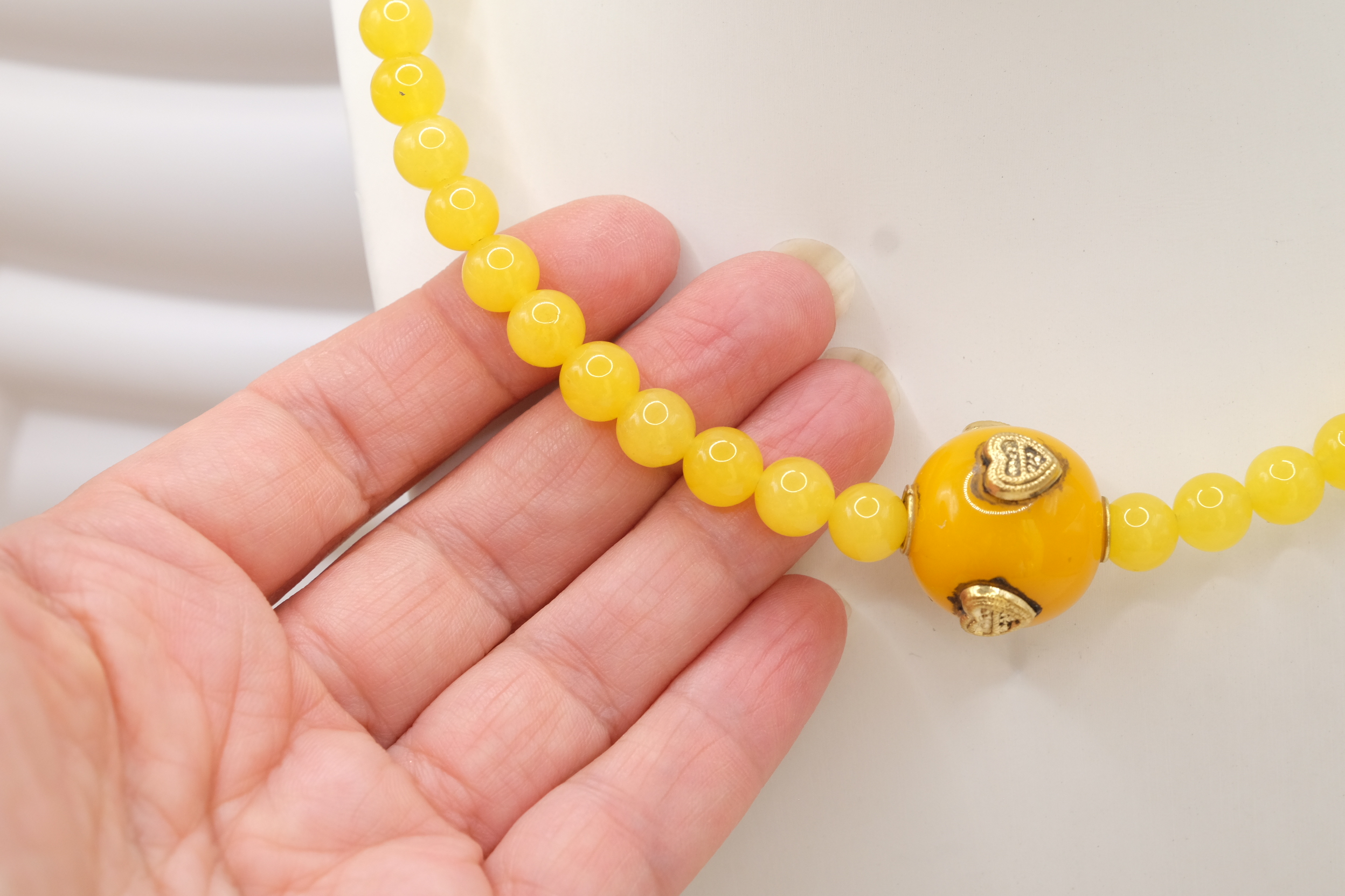 COLLANA ARTIGIANALE COLLARINO STRETTO ELEMENTO NEPALESE PIETRE NATURALI (16)