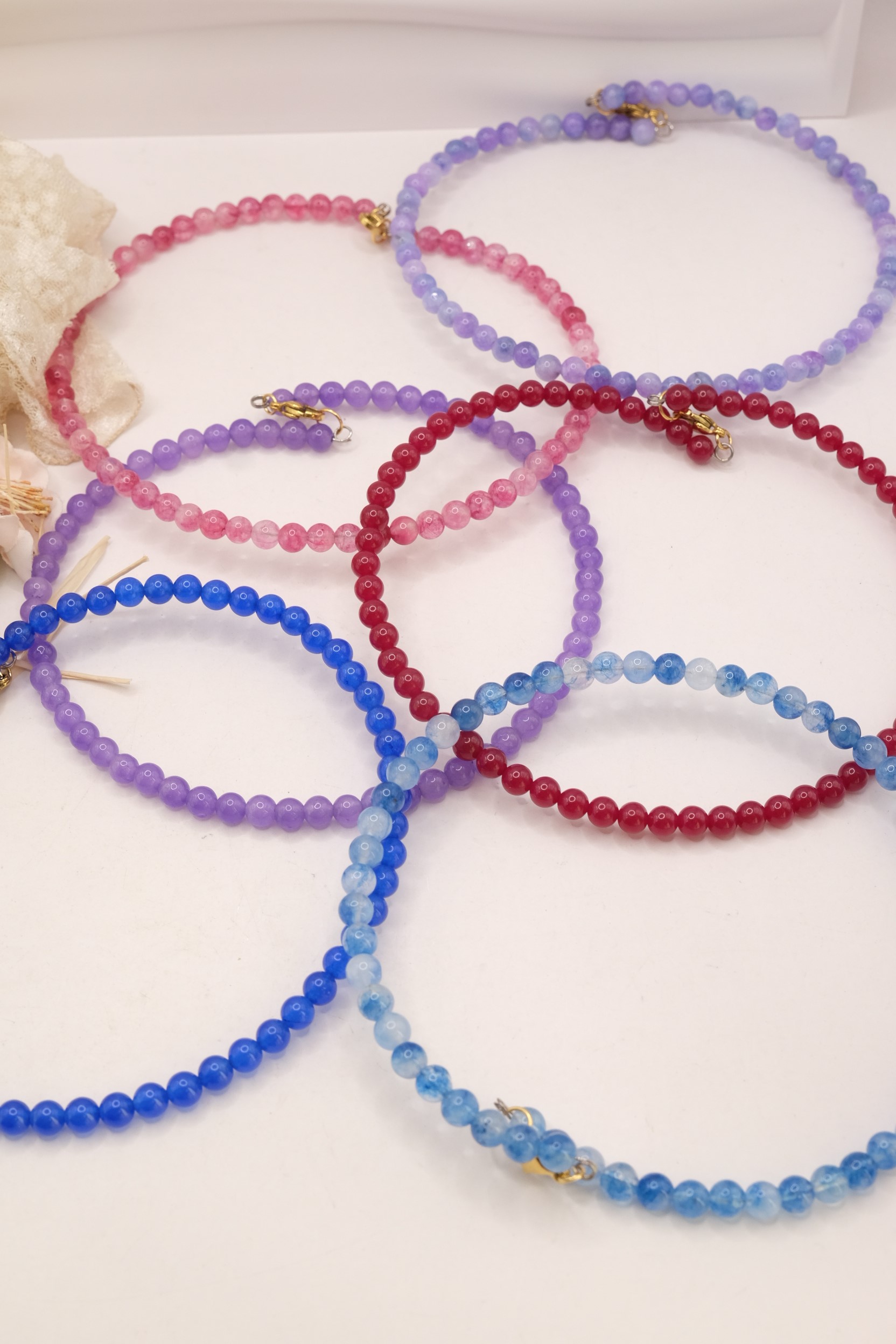 COLLANA COLLARINO RIGIDO MEMORY ARTIGIANALE PIETTE NATURALI (1)