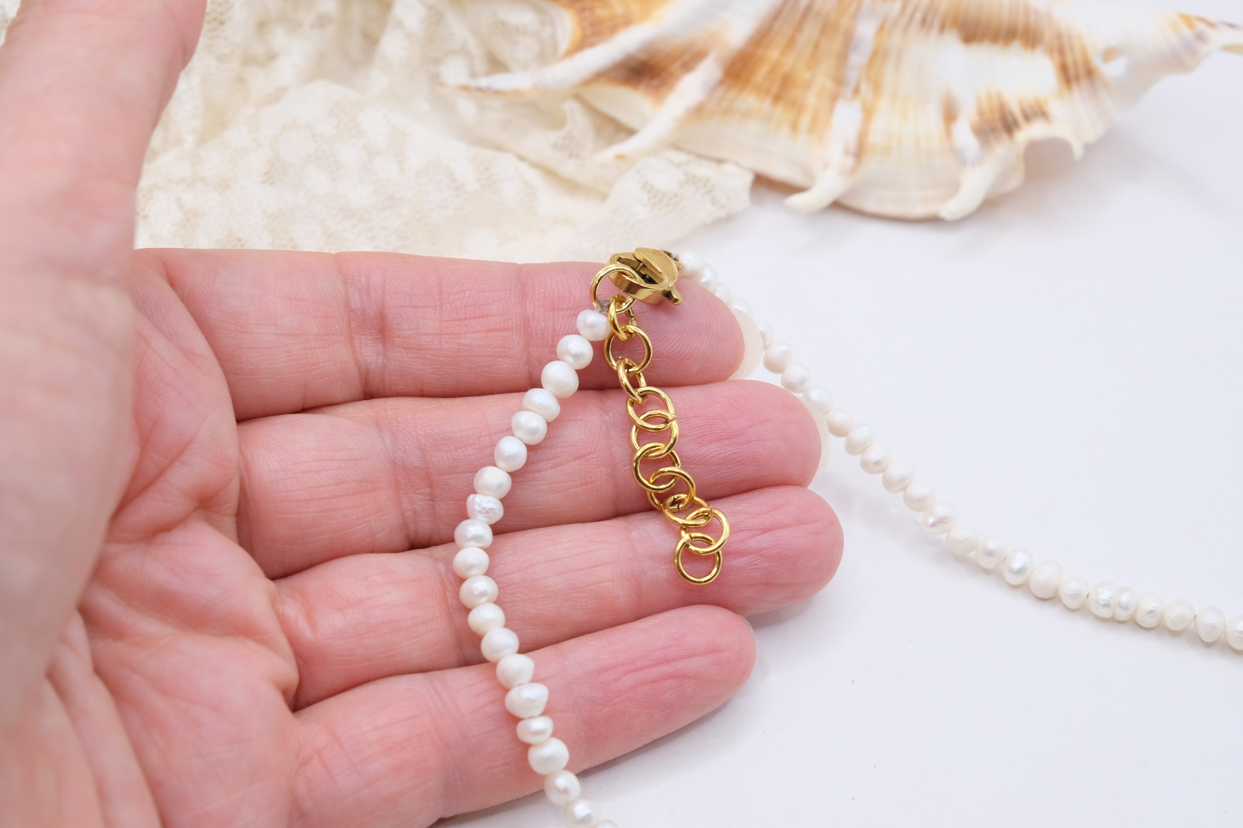 COLLANA ARTIGIANALE CAMMEO MICROPERLE BAROCCHE TORRE DEL GRECO (5)