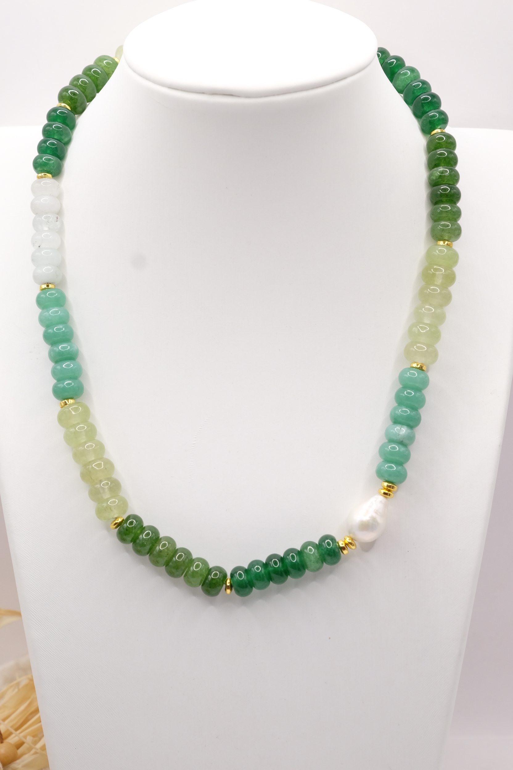 COLLANA ARTIGIANALE GIADA MULTICOLORE 7 VARIANTI (7)