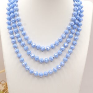 Collana Charleston con Cristalli Azzurro