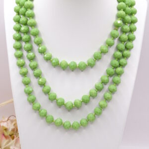 Collana Charleston con Cristalli Verde Prato (Copia)