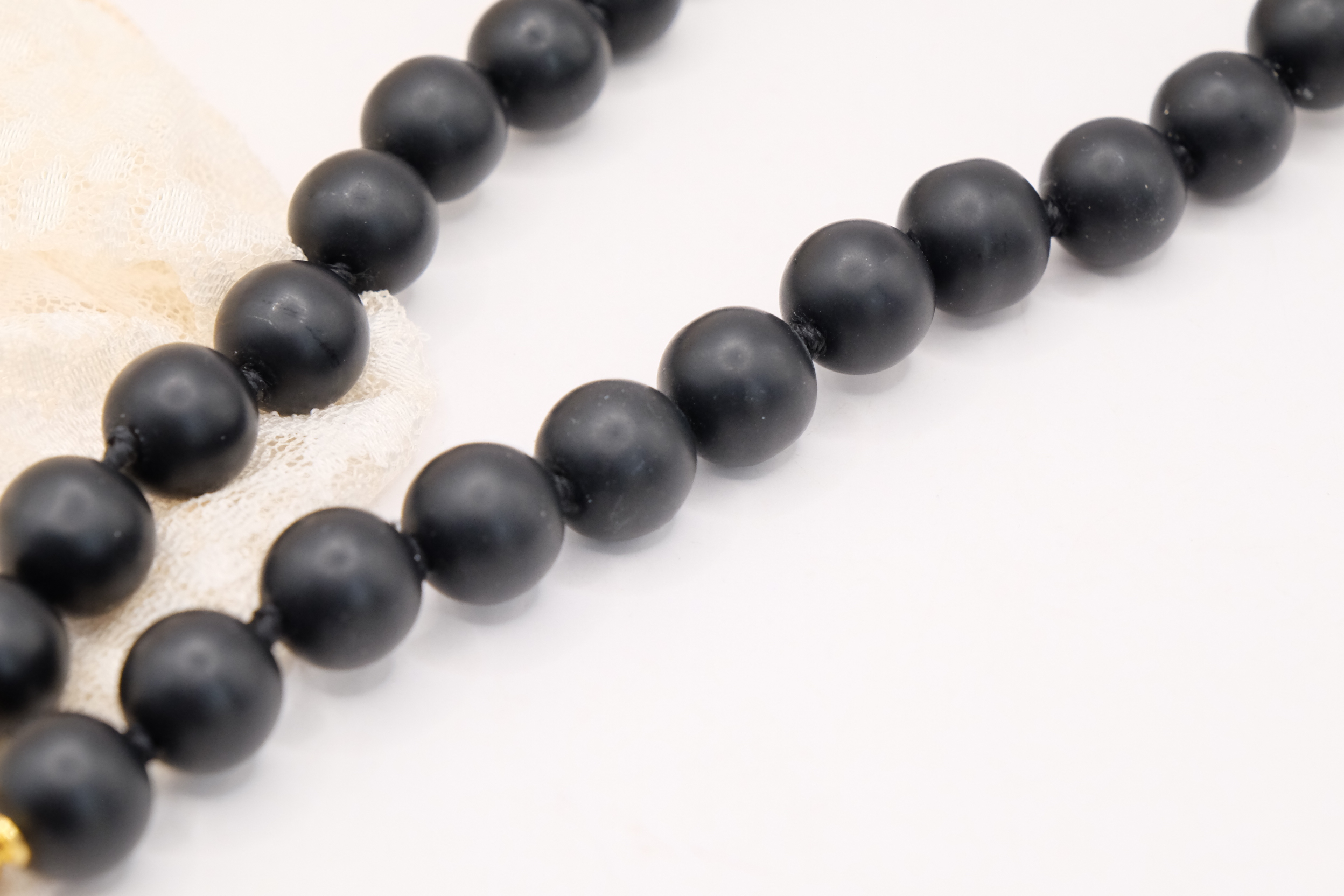 COLLANA CON PENDENTE CAMMEO TORRE DEL GRECO PERLE ARTIGIANALE LAVA PIETRA LAVICA (3)