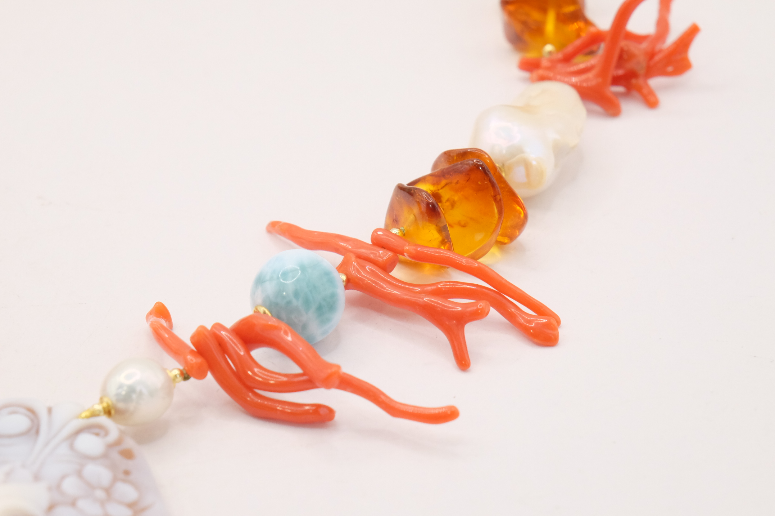 COLLANA-LARIMAR-AMBRA-DEL-BALTICO-CORALLO-DEL-MEDITERRANEO-PERLE-CAMMEO-DI-TORRE-DEL-GRECO-ARTIGIANALE (1)