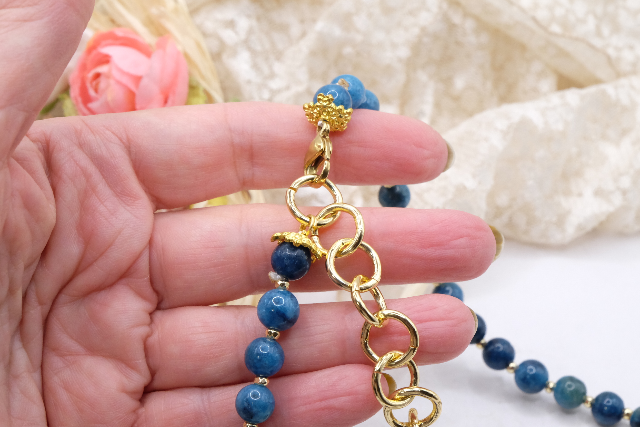 MULTI-STRING APATITE CAMEO NECKLACE BY TORRE DEL GRECO WITH NATURAL PEARLS, HANDMADE (7)